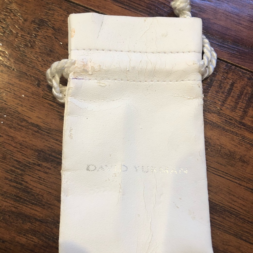 David Yurman Ring Earrings Dust Bag Pouch